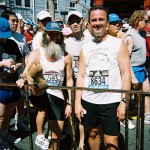 Ken Bob and Rick, Boston Marathon (2005)