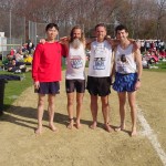 Peter, Ken Bob, Rick, David, Boston Marathon (2005)