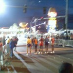 Got to start just behind the elite runners, Las Vegas Marathon (2006 December 10) Las Vegas NV