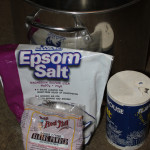 Epsom Salt, Baking Soda, and Table Salt