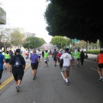 Mile 4, athletes