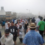 crowded pier