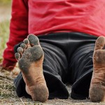 Soles of Barefoot Ken Bob – by Luis Escobar 2010 May 14 Born to Run 10 -mile Trail Run
