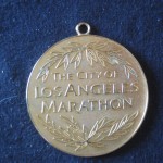 Ken's medal side B, LA Marathon 2002 March 3 Los Angeles CA