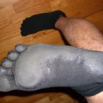David's Injinji Sock w/Plasti-dip bottom