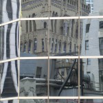 Reflecting on architecture, NYC Barefoot Run (2011 September 24-25) New York City NY