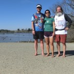Shacky, Vanessa, Ken Bob in the Bolsa Chica Wetlands (2012 February 4) Huntington Beach CA