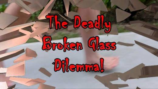 Deadly Broken Glass Dilema short video by Ken Bob Saxton