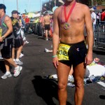 Todd Byers after completing Rock 'n' Roll Arizona Marathon 2009 January 18