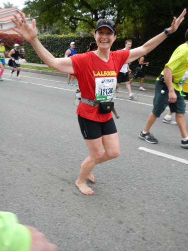 Julia Stokes, barefoot runner #12136