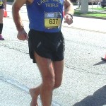 Alberto Perusset Completes Triple Marathon Barefoot!