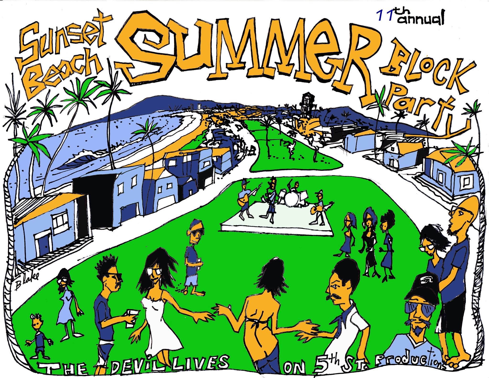 Sunset Beach Summer Block Party