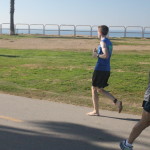 Joel White running barefoot 3:41:29 one week after Carlsbad Marathon in 3:30:00