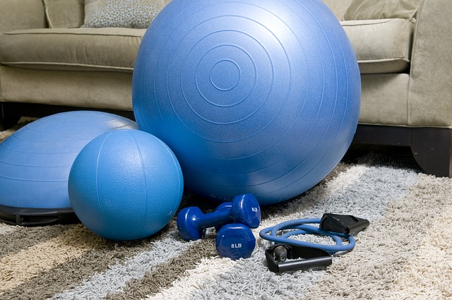 Photo of home fitness equipment