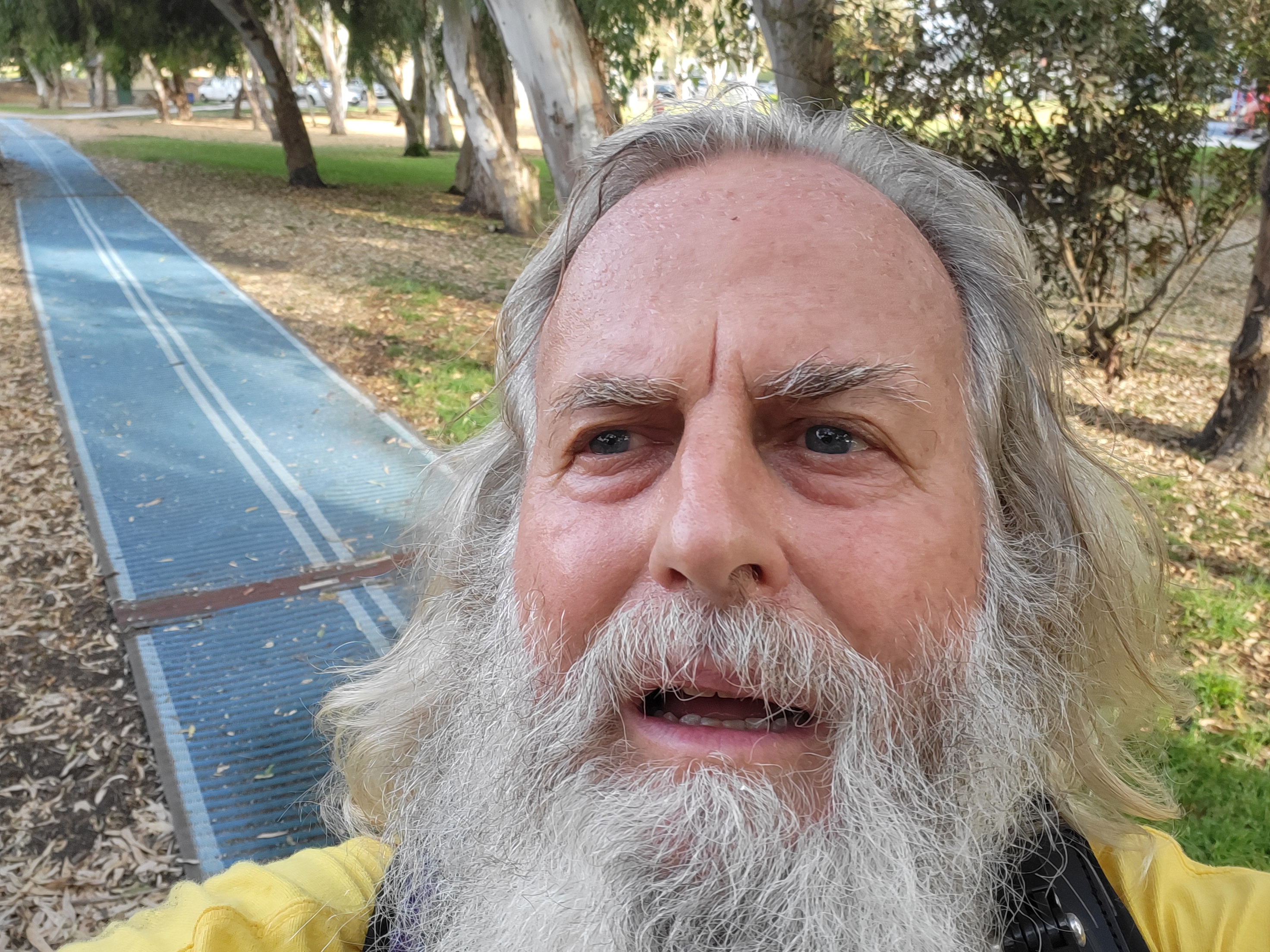 Ken Bob on Weird Terrain, Dog Park, Huntington Beach, California