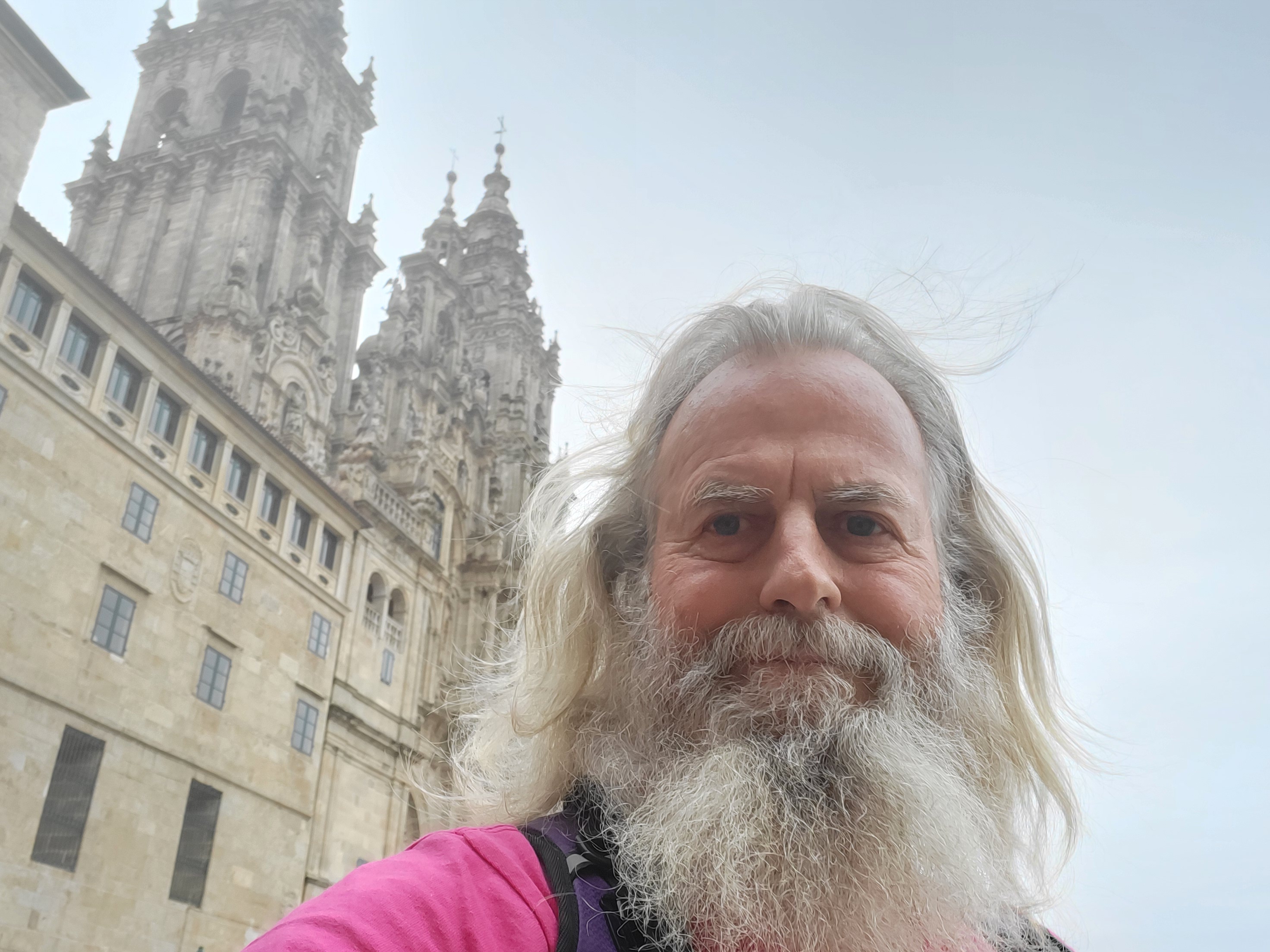 2024 Sep 29 - Ken Bob at the Cathedral of Santiago de Compostela