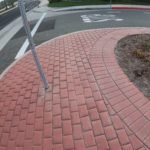 Red Brick Crosswalk, Huntington Beach, California